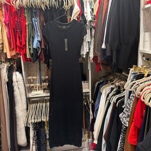 House of Harlow maxi Elegant Black Dress